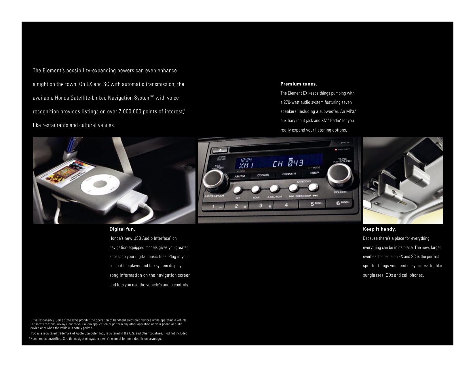 2009 Honda Element Brochure Page 13
